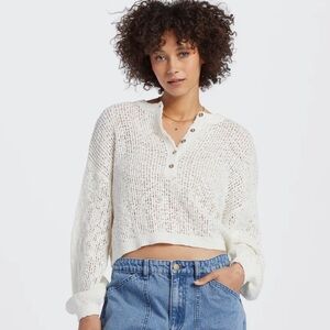 Billabong Warmin Up V neck sweater, size Large